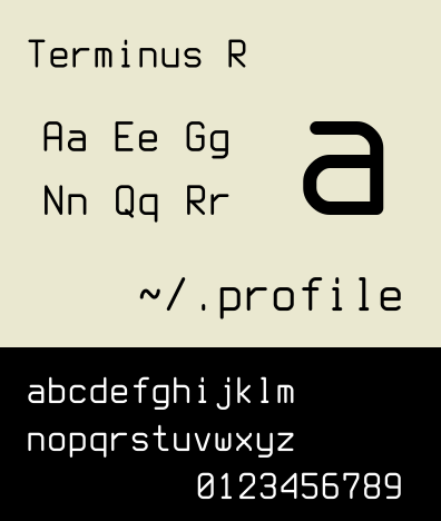 Terminus R specimen